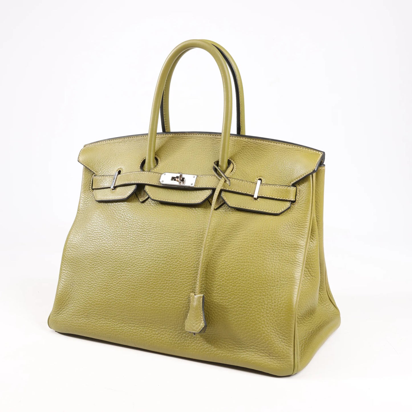HERMES Birkin 35 Le Tournay Taurillon Clemence in Anise Green □J: 2006