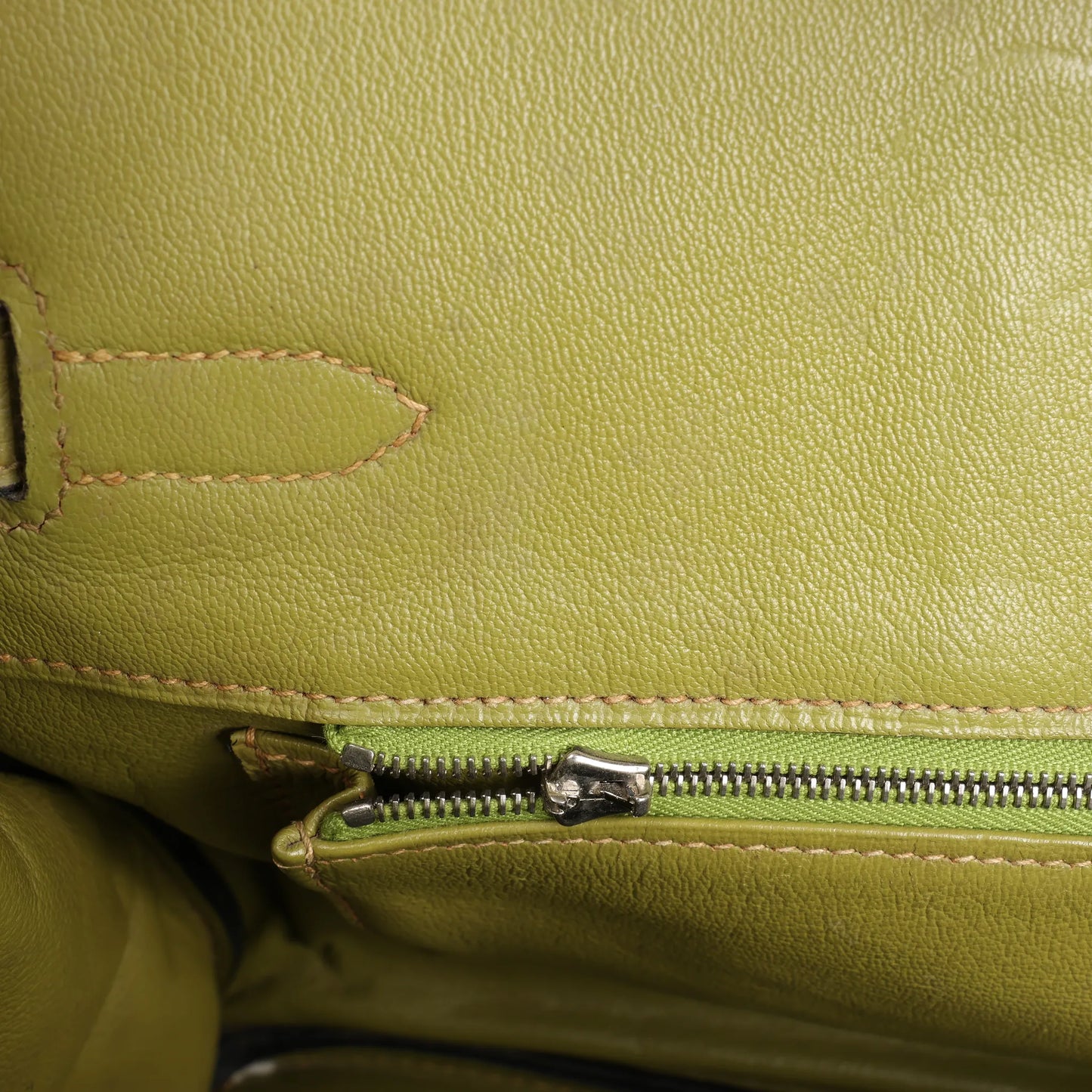 HERMES Birkin 35 Le Tournay Taurillon Clemence in Anise Green □J: 2006