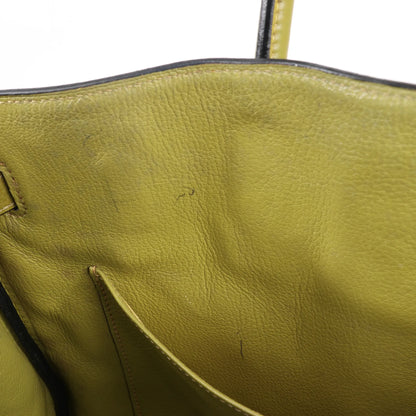 HERMES Birkin 35 Le Tournay Taurillon Clemence in Anise Green □J: 2006
