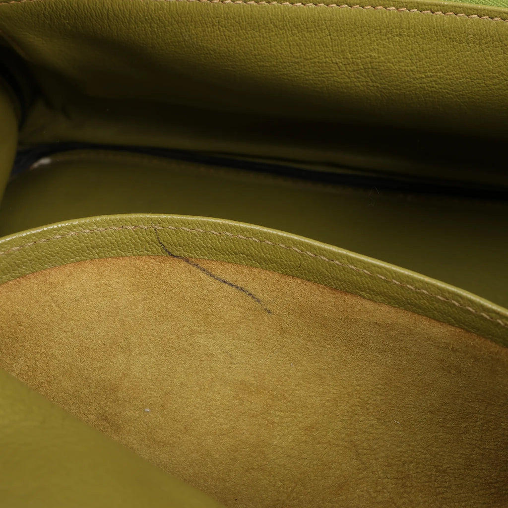 HERMES Birkin 35 Le Tournay Taurillon Clemence in Anise Green □J: 2006