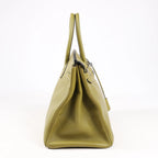 HERMES Birkin 35 Le Tournay Taurillon Clemence in Anise Green □J: 2006