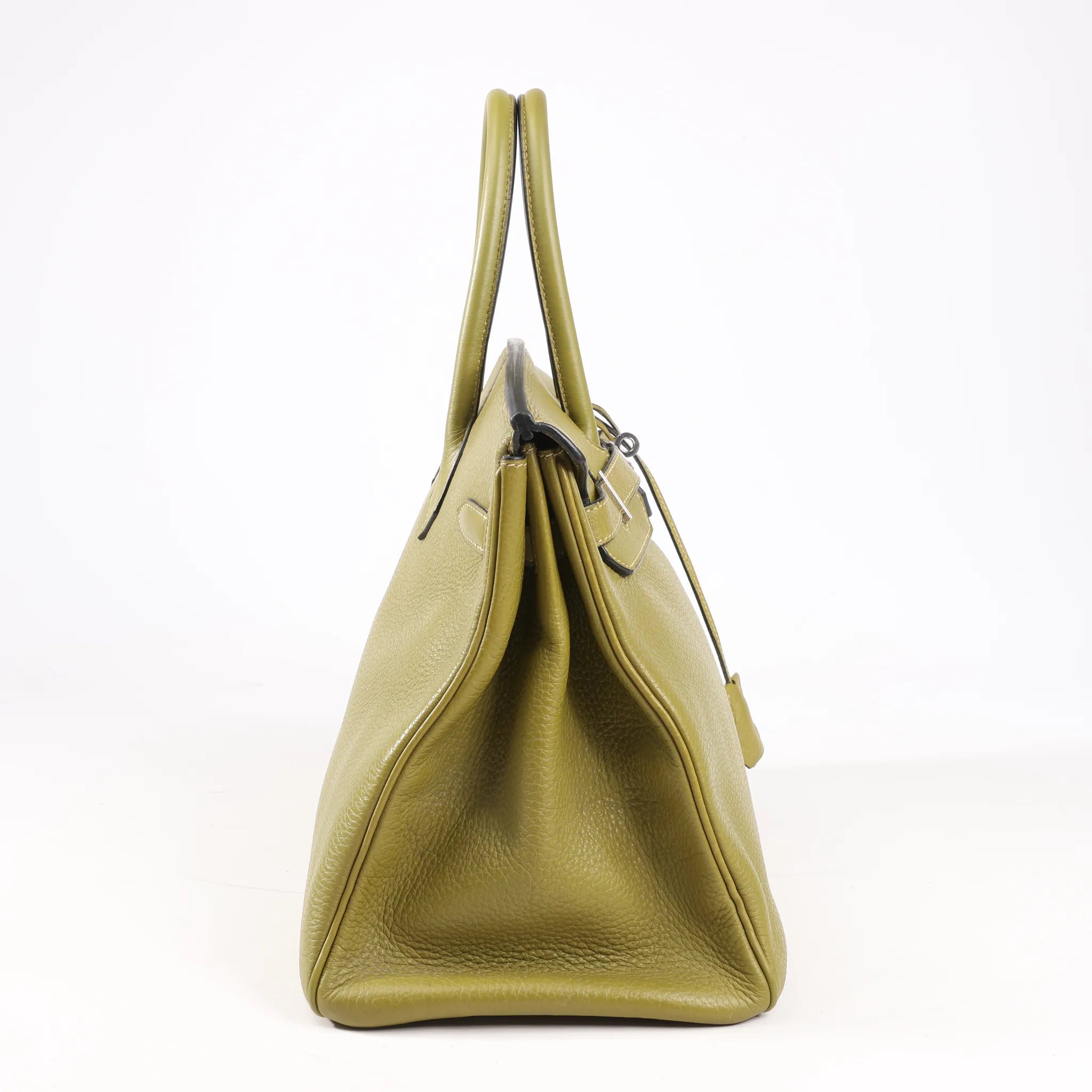 HERMES Birkin 35 Le Tournay Taurillon Clemence in Anise Green □J: 2006
