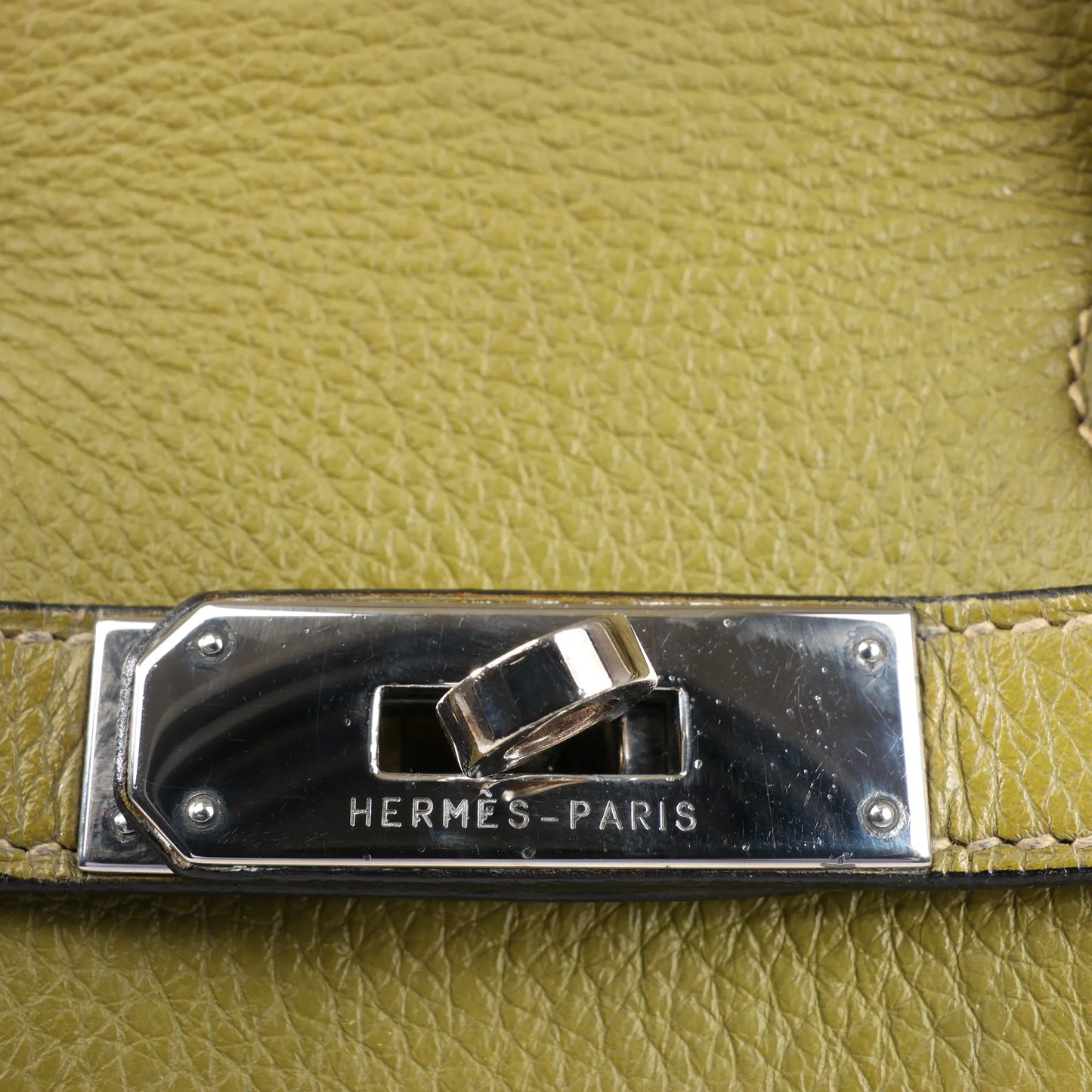 HERMES Birkin 35 Le Tournay Taurillon Clemence in Anise Green □J: 2006