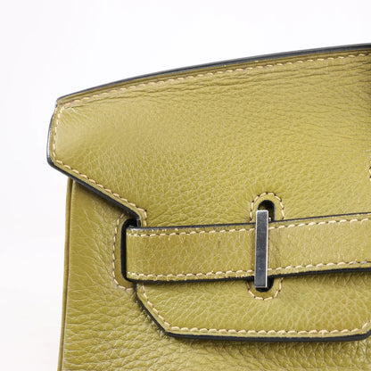HERMES Birkin 35 Le Tournay Taurillon Clemence in Anise Green □J: 2006