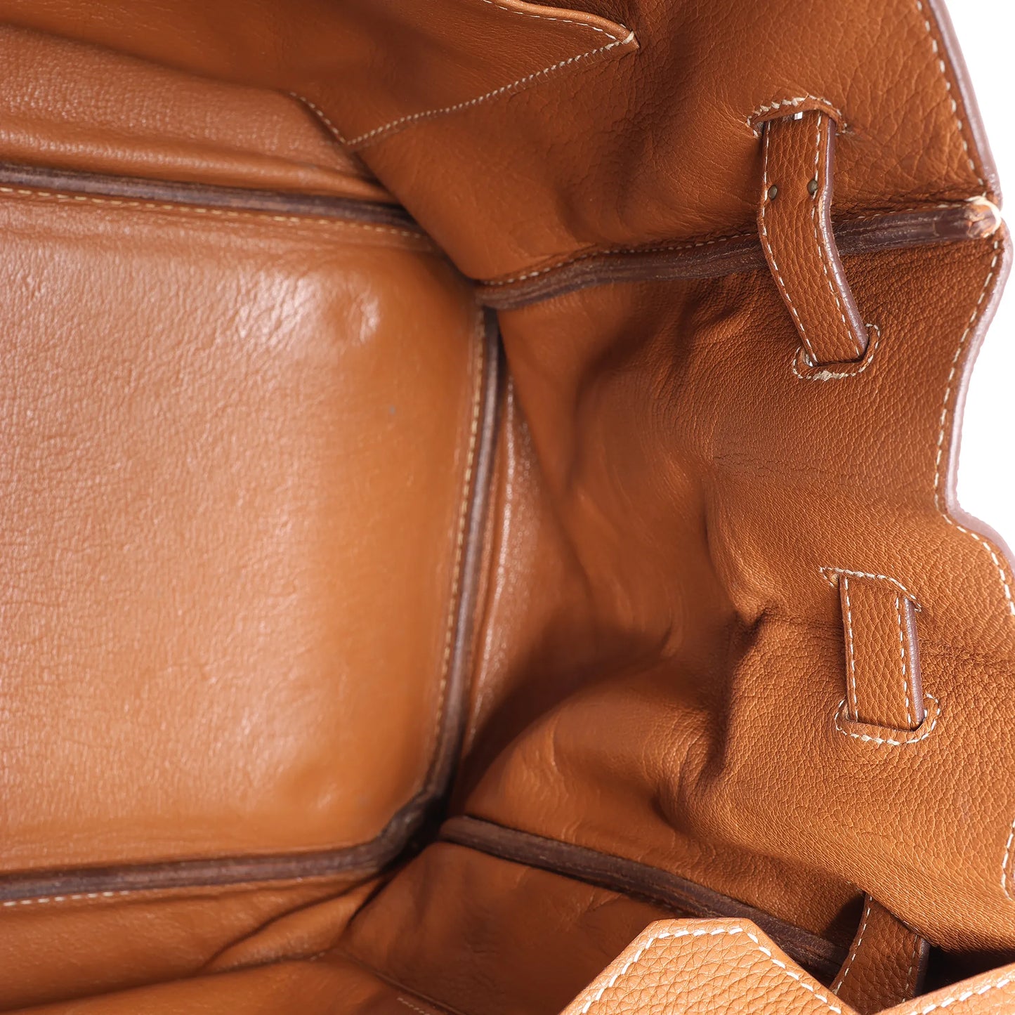 HERMES Birkin 35  Le Tournay Togo Gold Silver Metal Fittings Handbag □G:2003