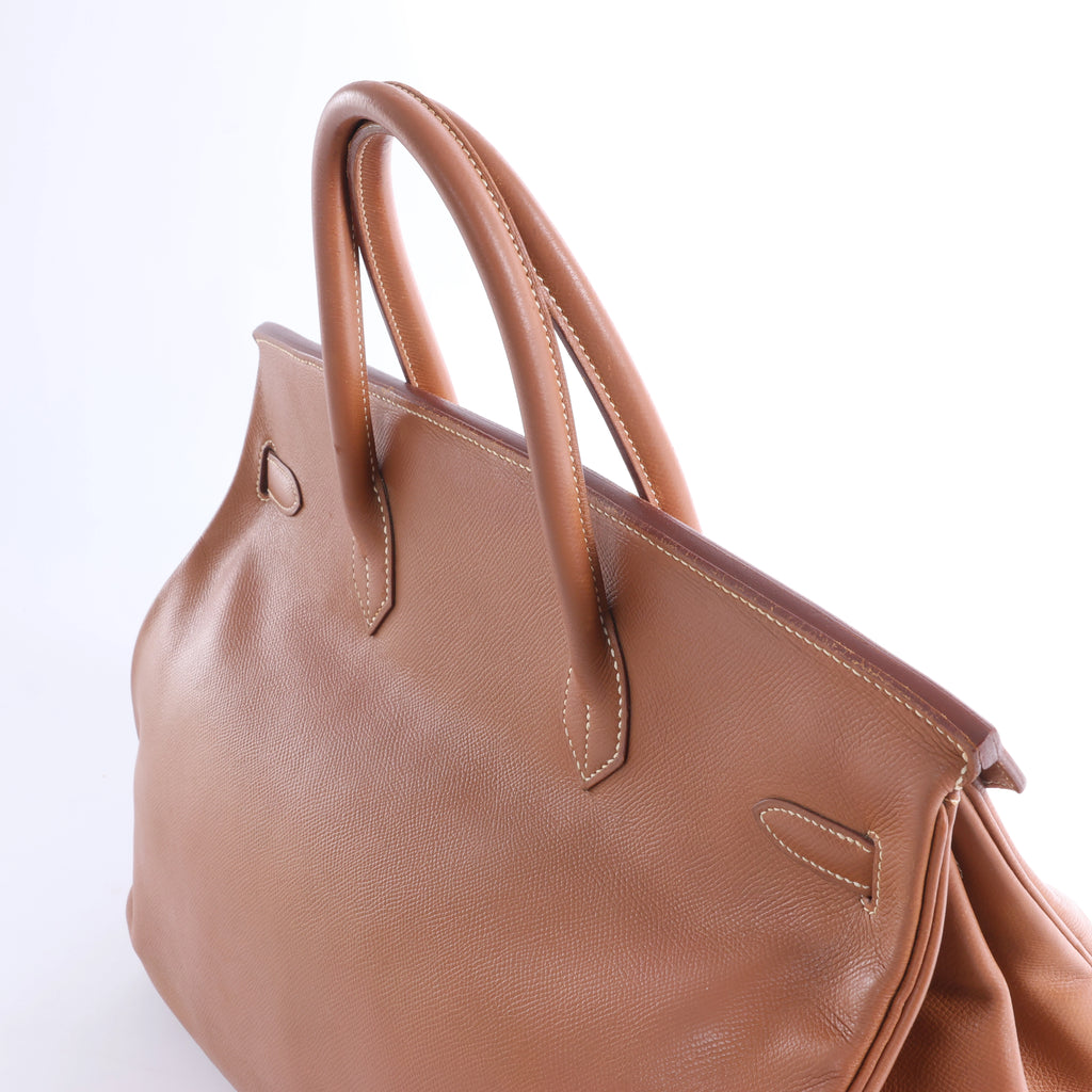 Hermès Evelyne 1 33 GM Cushbell Herrajes metálicos de oro rojo A: 1997
