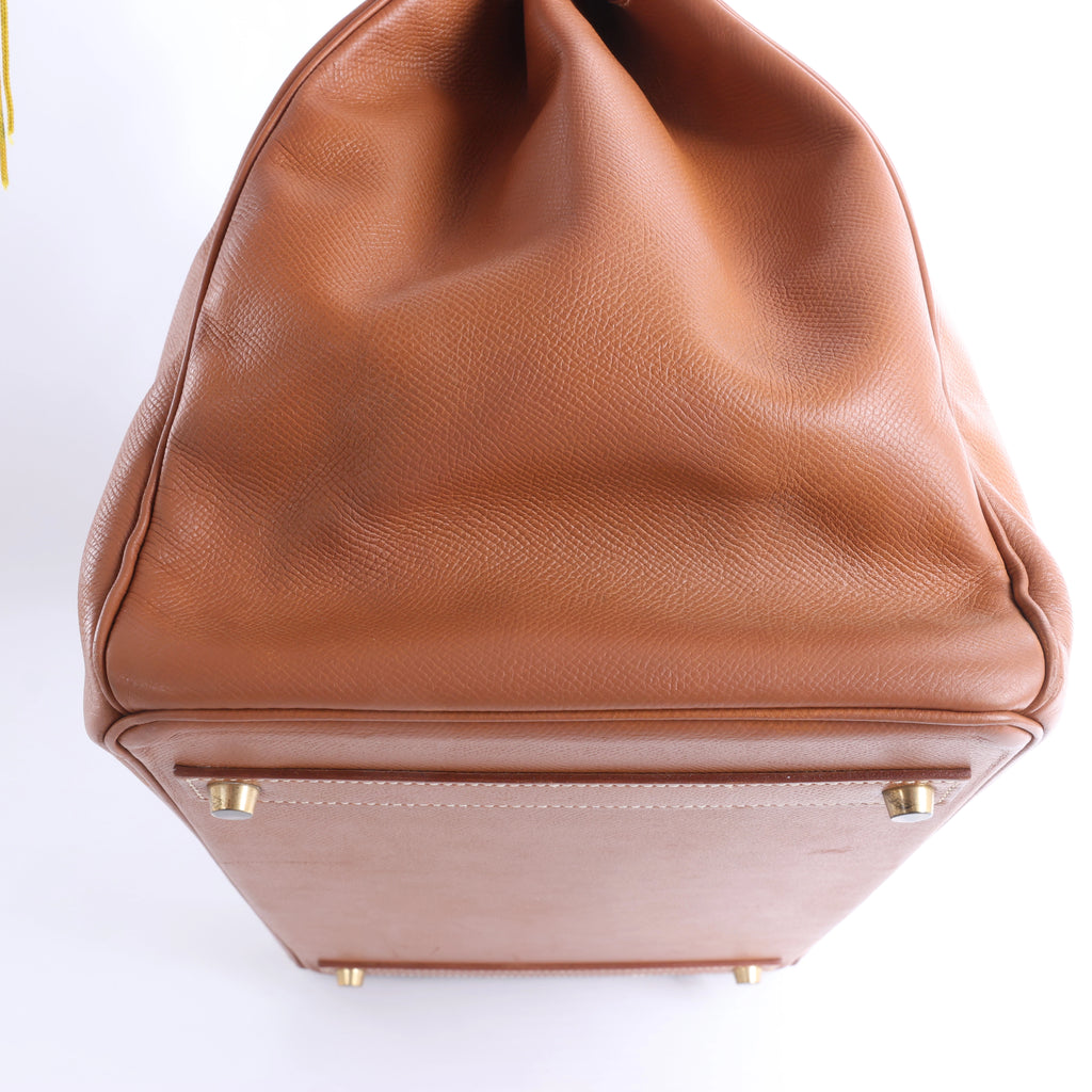 Hermès Evelyne 1 33 GM Cushbell Herrajes metálicos de oro rojo A: 1997