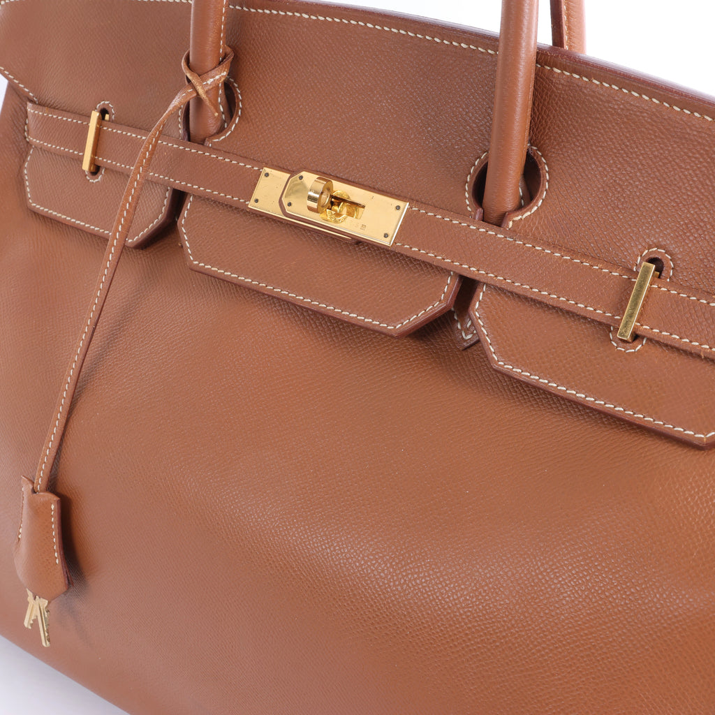 Hermès Evelyne 1 33 GM Cushbell Herrajes metálicos de oro rojo A: 1997