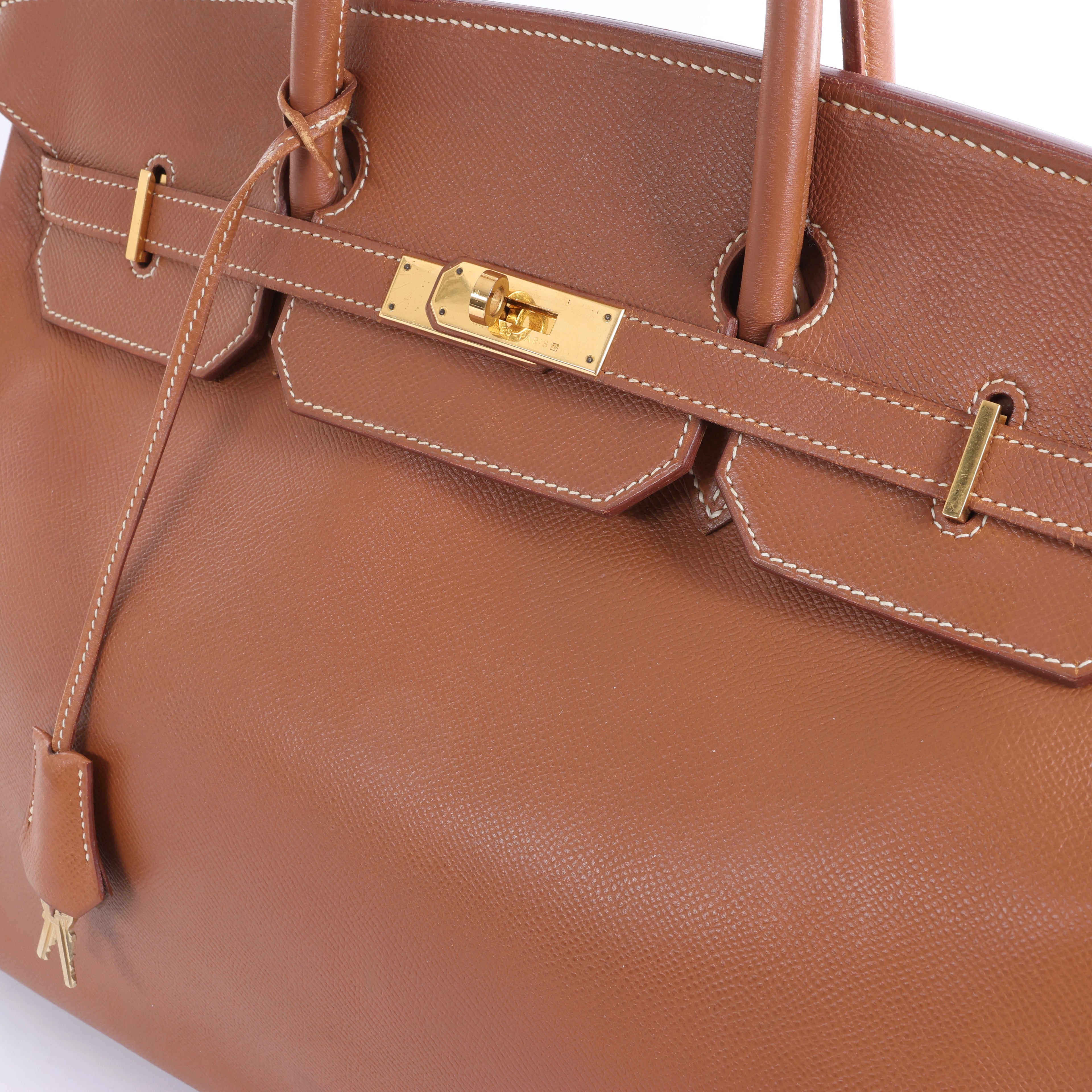 Hermès Evelyne 1 33 GM Cushbell Herrajes metálicos de oro rojo A: 1997