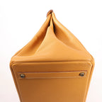 HERMES Birkin 40 Le Tournay Fjord Handbag in Natural sable ○W:1993