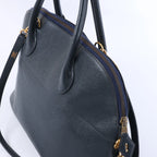 Bolso de mano HERMES Bolide 35 Cushbell Rouge vif con herrajes de metal dorado ○W:1993