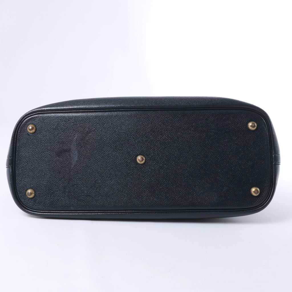Bolso de mano HERMES Bolide 35 Cushbell Rouge vif con herrajes de metal dorado ○W:1993
