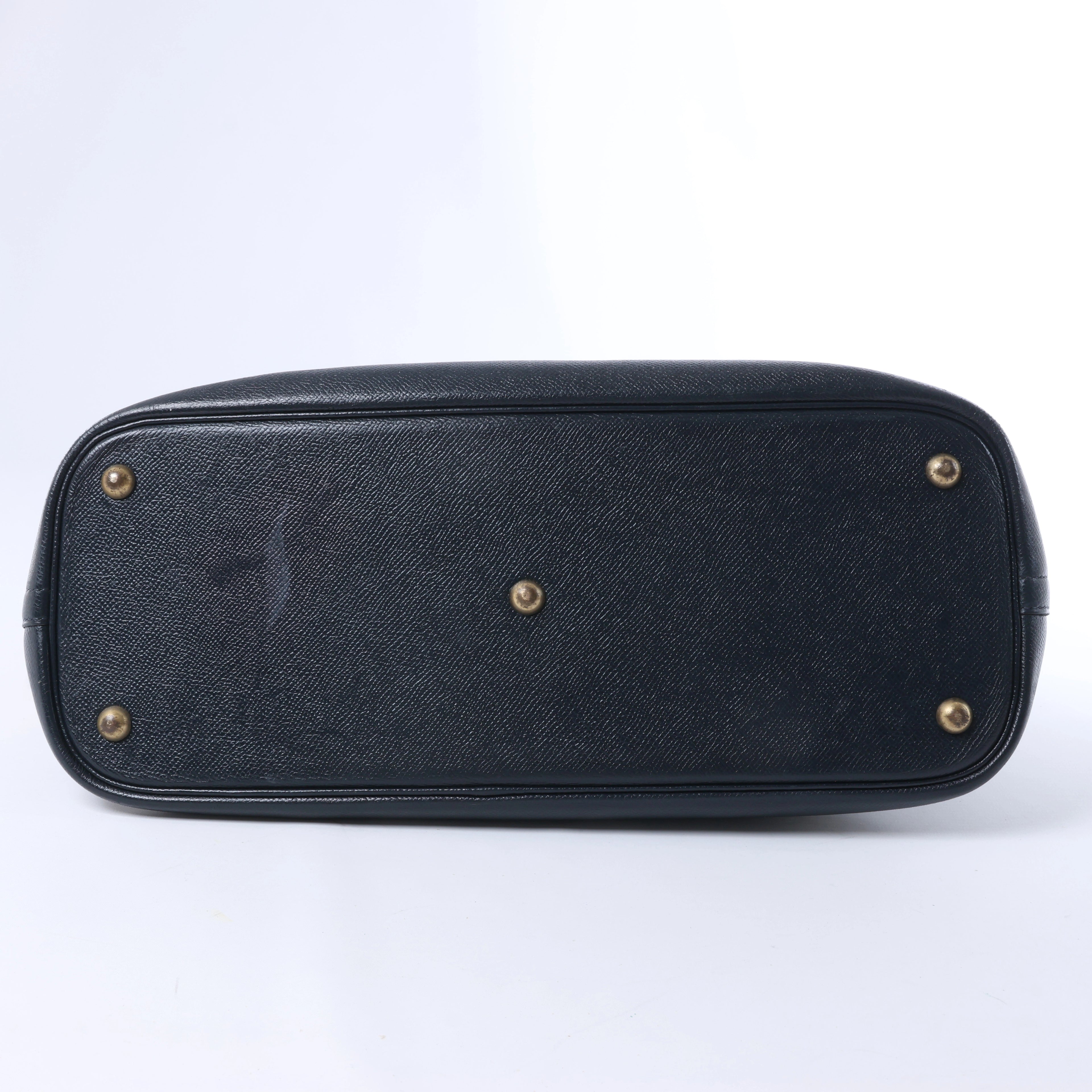 Bolso de mano HERMES Bolide 35 Cushbell Rouge vif con herrajes de metal dorado ○W:1993