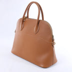 Hermès Bolide 35 Cushbell Leather Handbag in Brown ○X: 1994