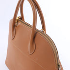 Hermès Bolide 35 Cushbell Leather Handbag in Brown ○X: 1994