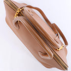 Hermès Bolide 35 Cushbell Leather Handbag in Brown ○X: 1994
