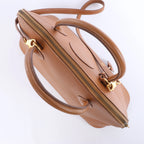 Hermès Bolide 35 Cushbell Leather Handbag in Brown ○X: 1994