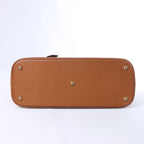 Hermès Bolide 35 Cushbell Leather Handbag in Brown ○X: 1994