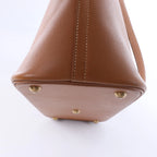 Hermès Bolide 35 Cushbell Leather Handbag in Brown ○X: 1994