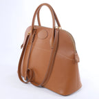 Hermès Bolide 35 Cushbell Leather Handbag in Brown ○X: 1994