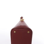 HERMES Bolide 35 Fjord Handbag in Rouge Casaque ○Y:1995