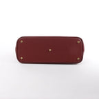 HERMES Bolide 35 Fjord Handbag in Rouge Casaque ○Y:1995