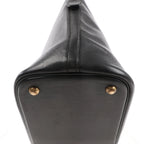 HERMES Bolide 35 Veau Gulliver 2Way Handbag in Black ○Y:1995