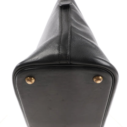 Sac à main HERMÈS Bolide 35 Veau Gulliver 2 en 1 noir ○Y:1995