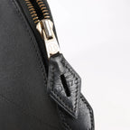 HERMES Bolide 35 Veau Gulliver 2Way Handbag in Black ○Y:1995