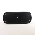 HERMES Bolide 35 Veau Gulliver 2Way Handbag in Black ○Y:1995