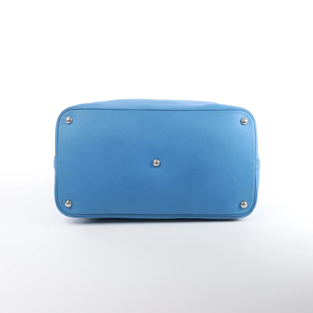 HERMES Bolide Relax 45 Handbag in Veau Sikkim Azure T:2015