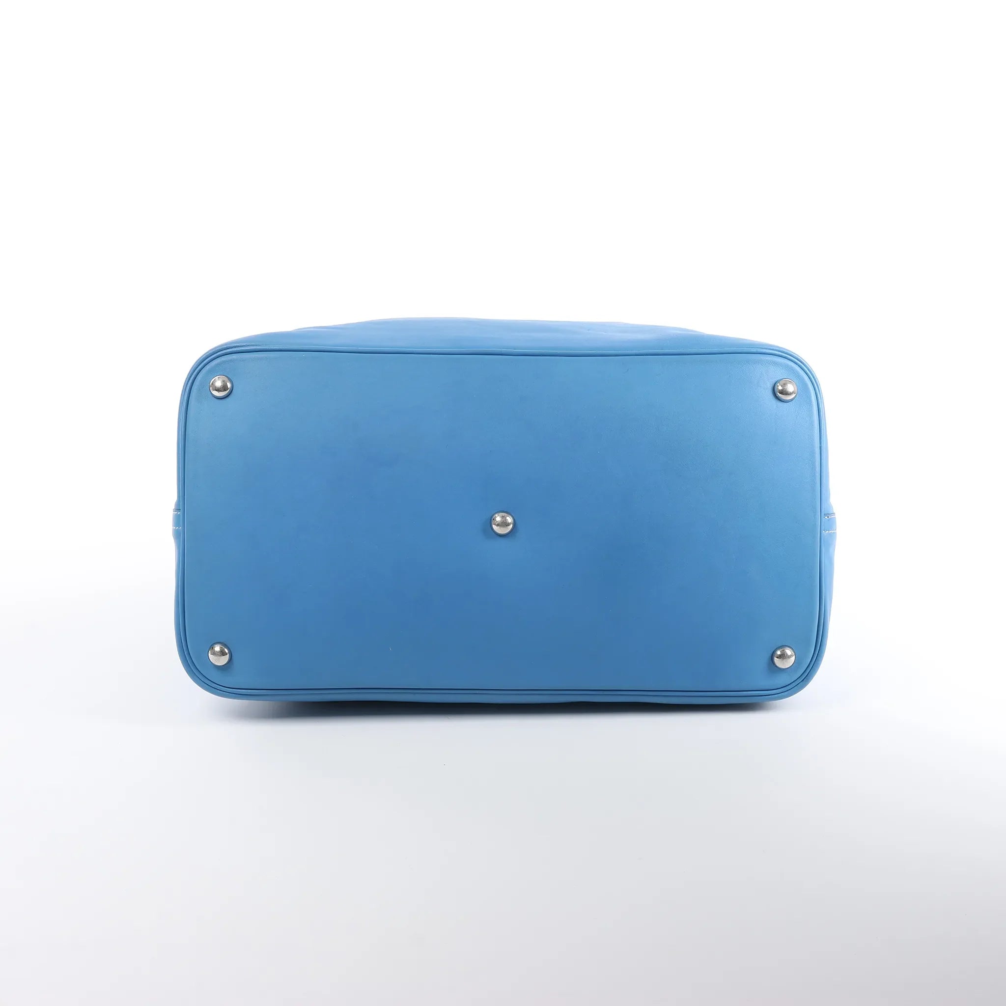 HERMES Bolide Relax 45 Handbag in Veau Sikkim Azure T:2015