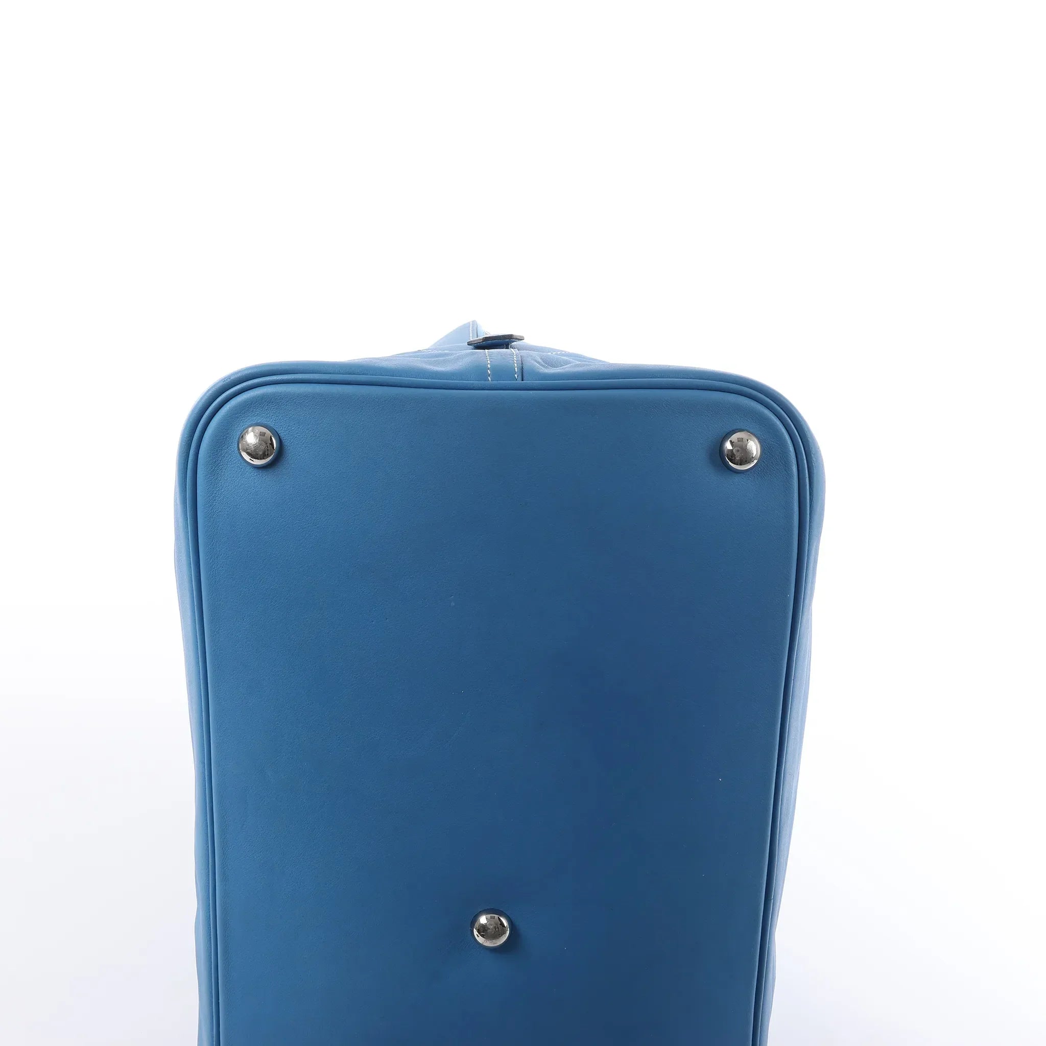 HERMES Bolide Relax 45 Handbag in Veau Sikkim Azure T:2015