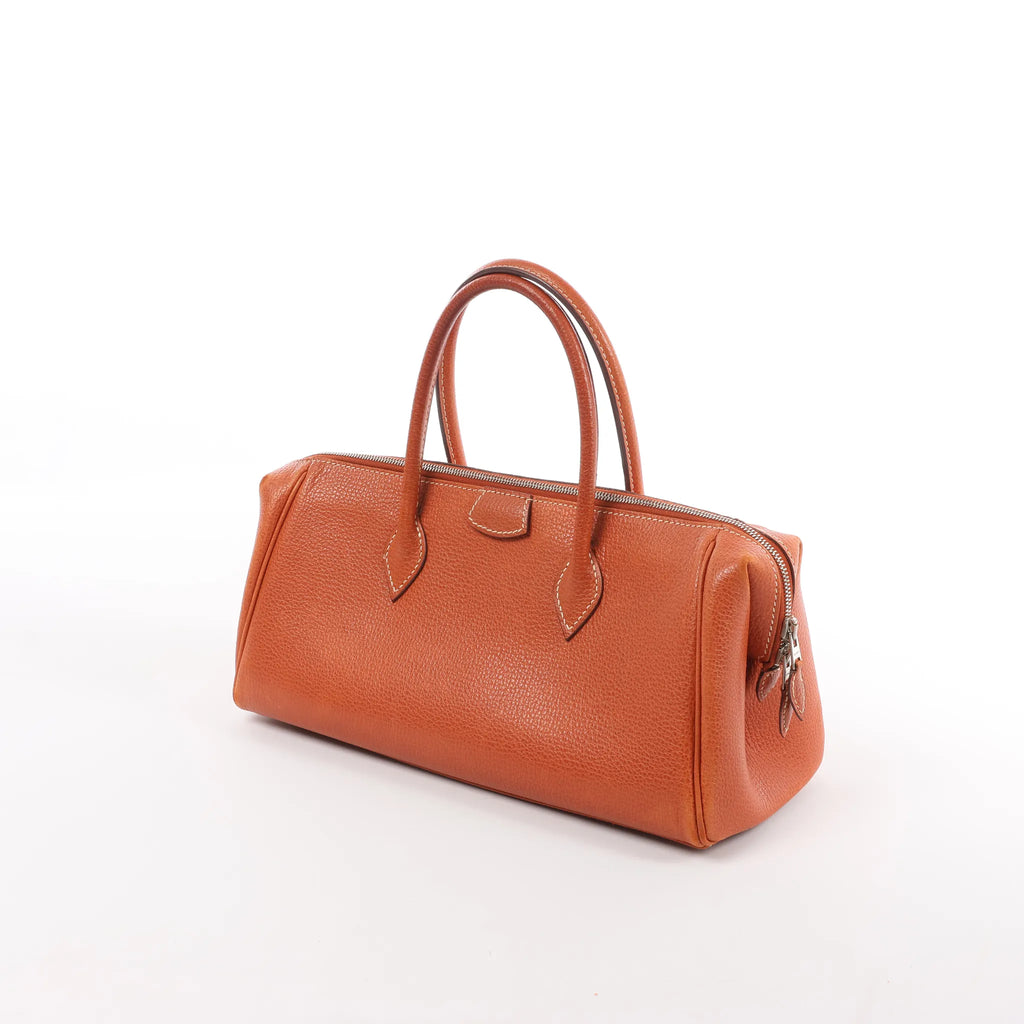 HERMES Bombay 27 Paris Vache Liegee Brique Handbag in Brown □J: 2006