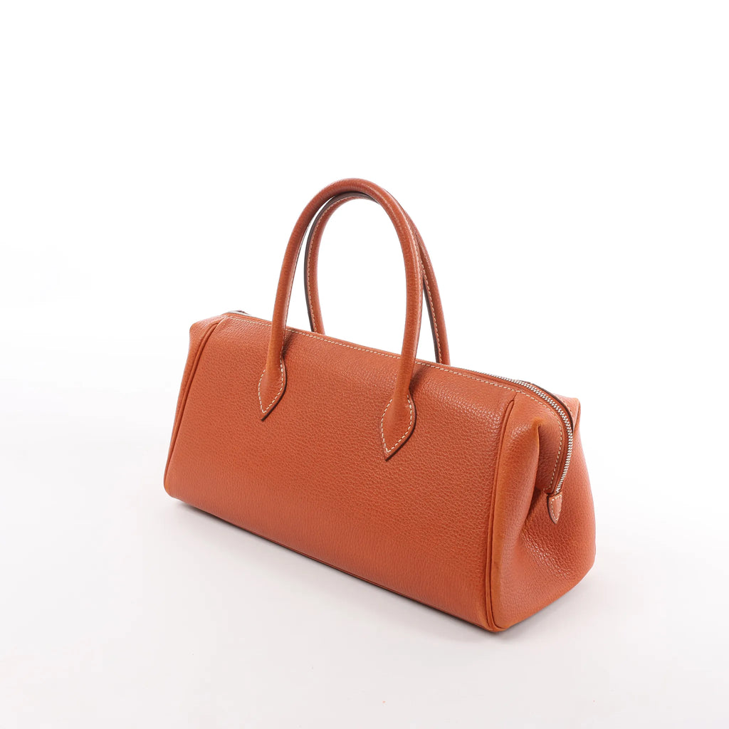 HERMES Bombay 27 Paris Vache Liegee Brique Handbag in Brown □J: 2006