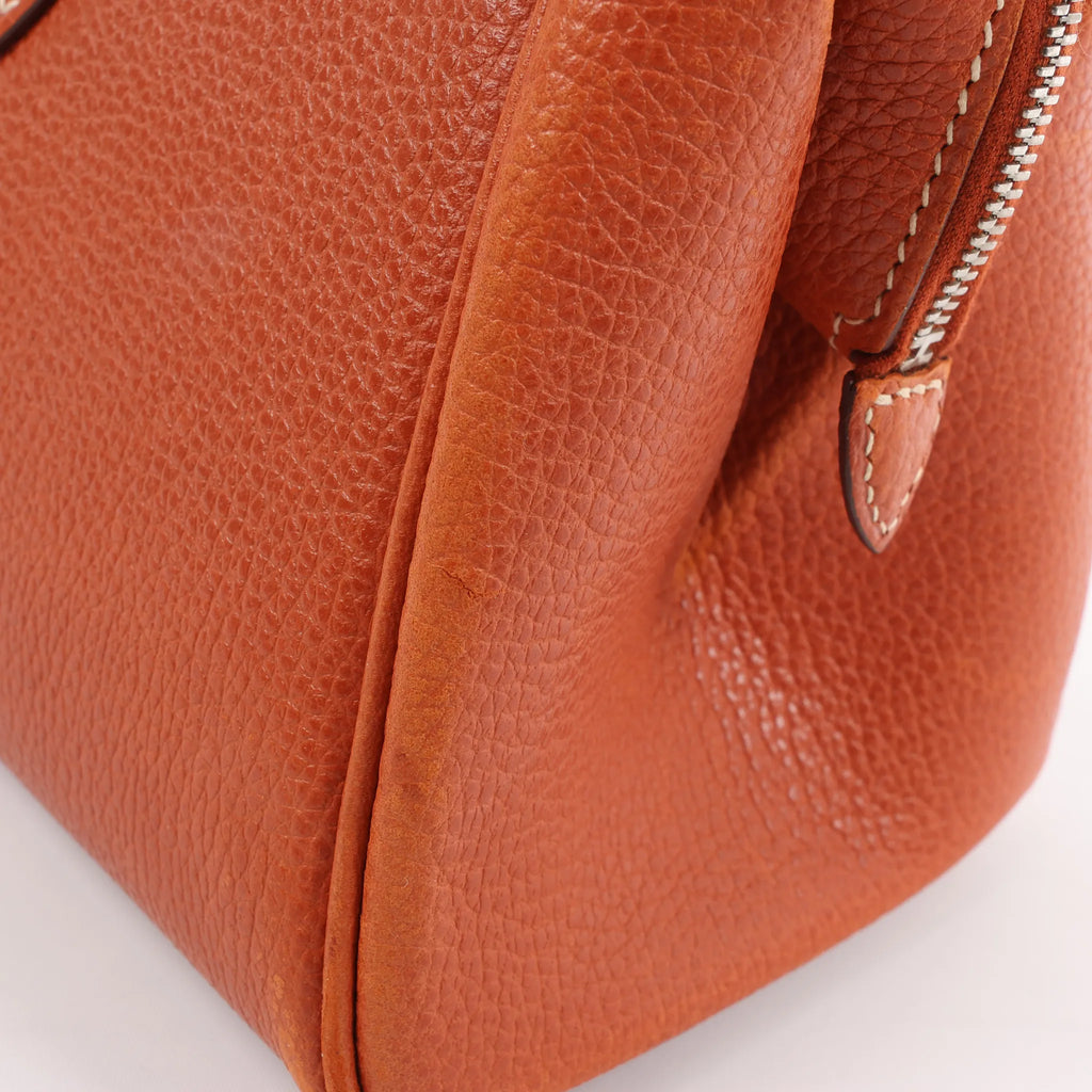 HERMES Bombay 27 Paris Vache Liegee Brique Handbag in Brown □J: 2006