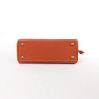 HERMES Bombay 27 Paris Vache Liegee Brique Handbag in Brown □J: 2006