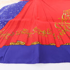 Hermès Carré 90 "Souvenirs de Paris" 100% Silk Scarf in Blue