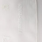 Hermès Carré 100 "Multicharms" Silk handkerchief in White