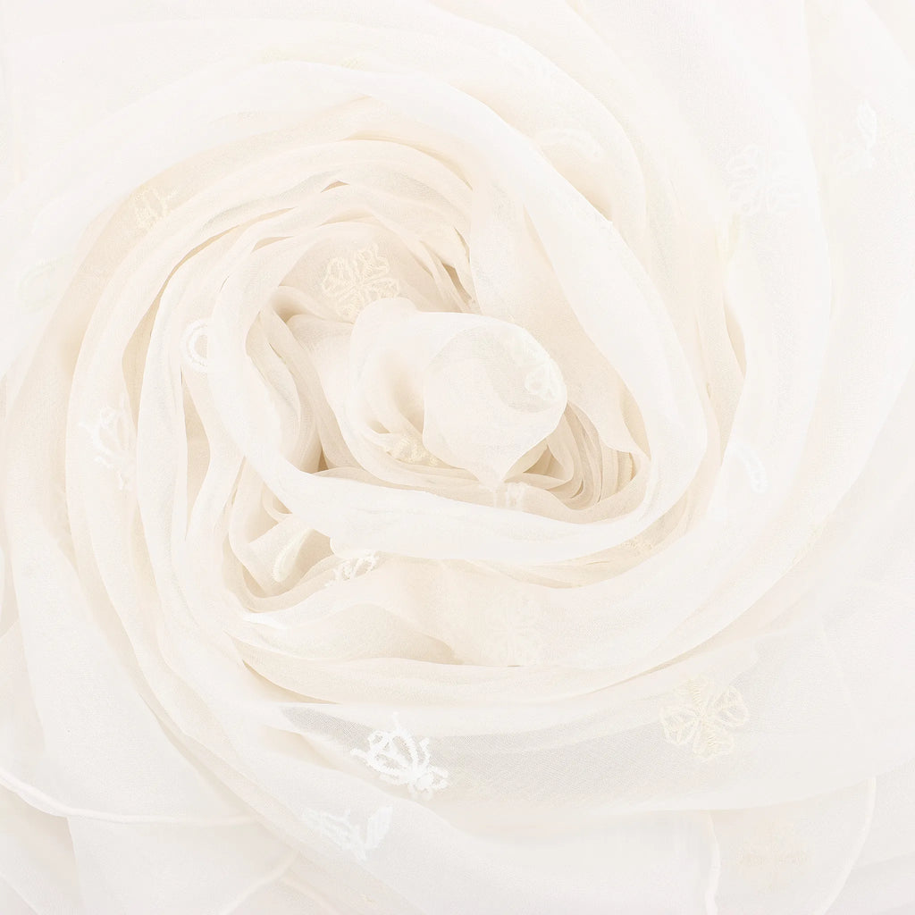 Hermès Carré 100 "Multicharms" Silk handkerchief in White