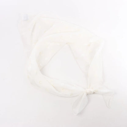 Hermès Carré 100 "Multicharms" Silk handkerchief in White