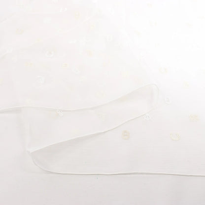 Hermès Carré 100 "Multicharms" Silk handkerchief in White
