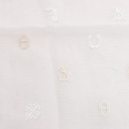 Hermès Carré 100 "Multicharms" Silk handkerchief in White