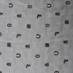 Hermès Carré 100 "Multicharms" Silk handkerchief in Black