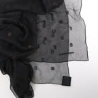 Hermès Carré 100 "Multicharms" Silk handkerchief in Black