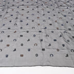 Hermès Carré 100 "Multicharms" Silk handkerchief in Black