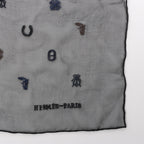 Hermès Carré 100 "Multicharms" Silk handkerchief in Black