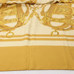 Hermès Carré 140 "BRIDES de GALA" Silk handkerchief in Brown