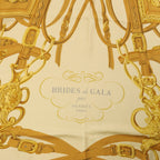 Hermès Carré 140 "BRIDES de GALA" Silk handkerchief in Brown
