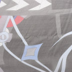 Hermès Carré 140 "CHEVAUX DE KARNAK" Silk handkerchief in Gray